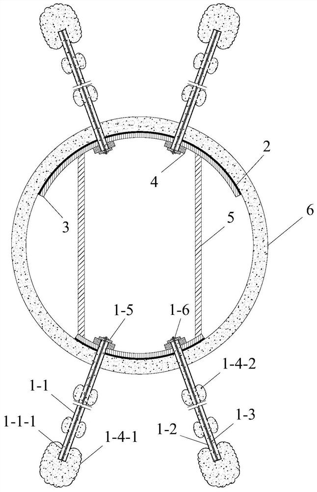 A control structure and construction method for overrun convergence deformation of shield tunnel during operation period
