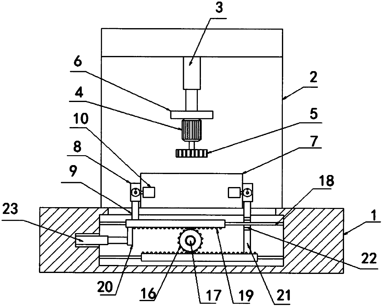 Positioned polishing tool for gearbox cover production