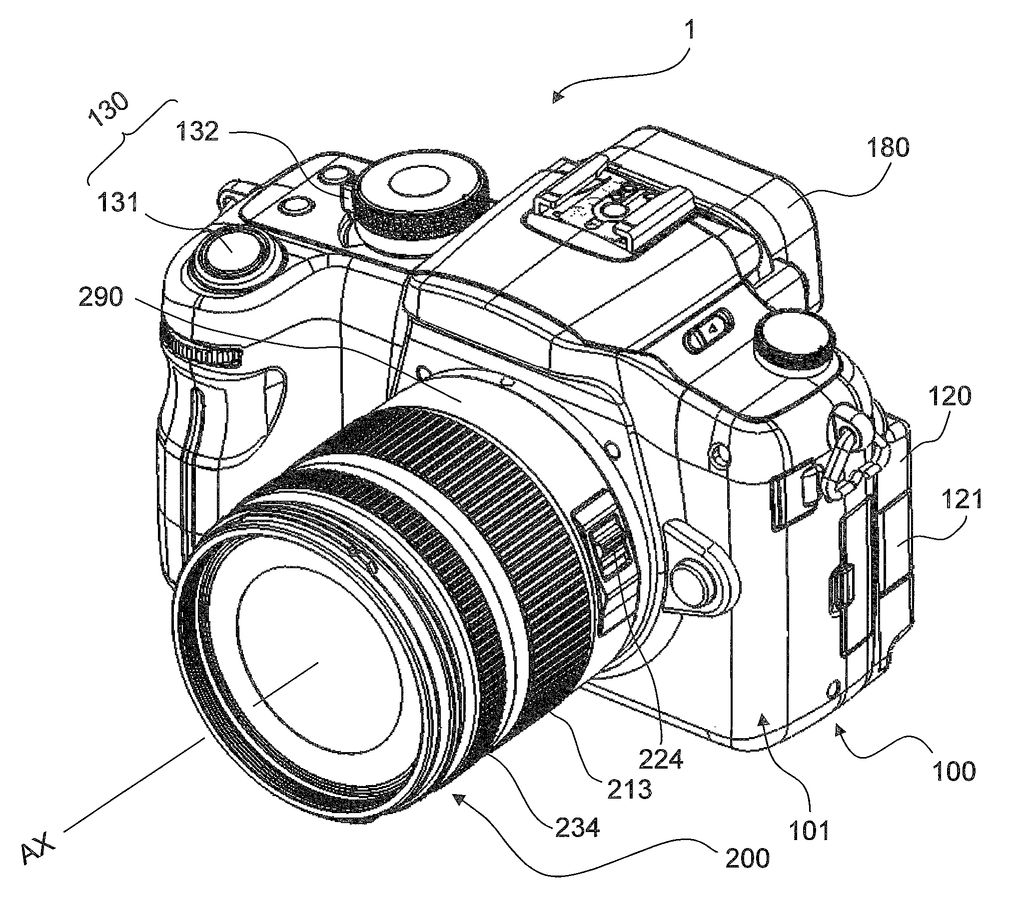 Camera body and imaging device equipped with same