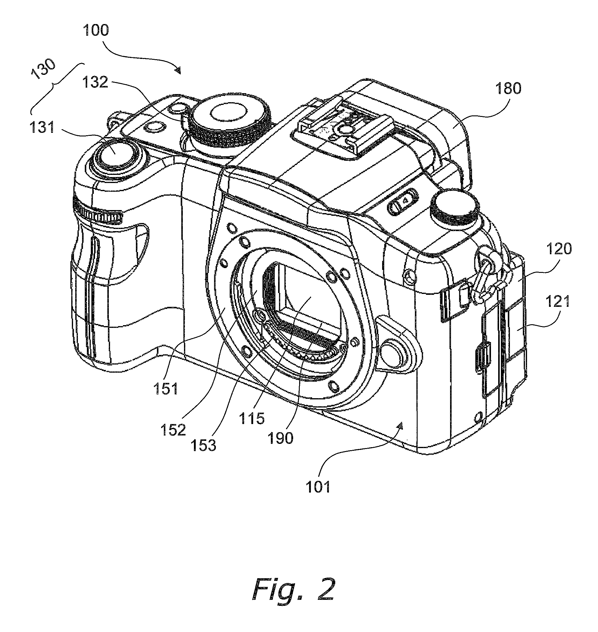 Camera body and imaging device equipped with same