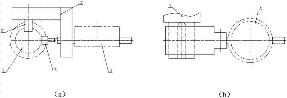 Off-axis single-key symmetry degree measuring device and measuring method