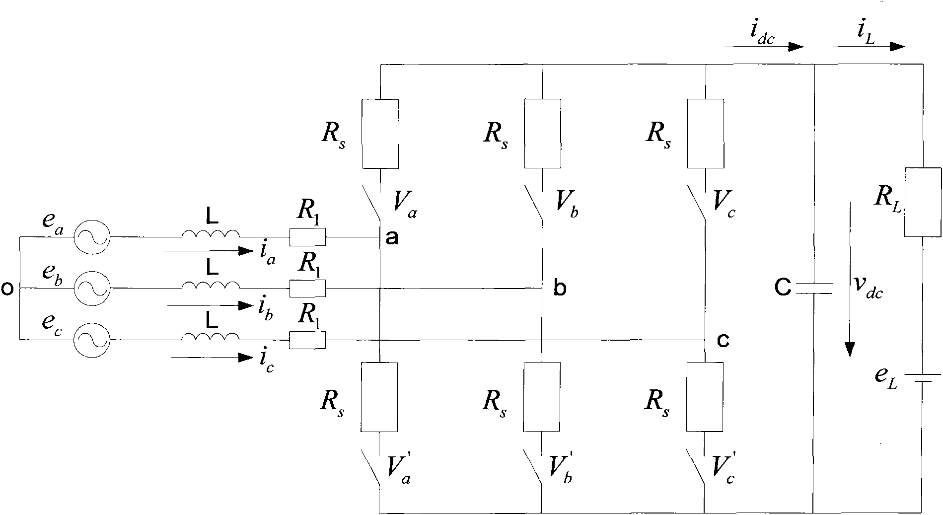 Power supply topology structure of electric automobile bidirectional charger