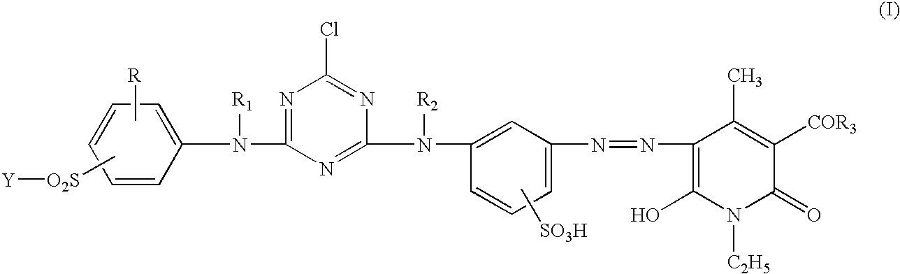 Reactive dyestuff composition and their use