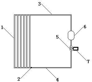 Pneumatic road surface power generation system