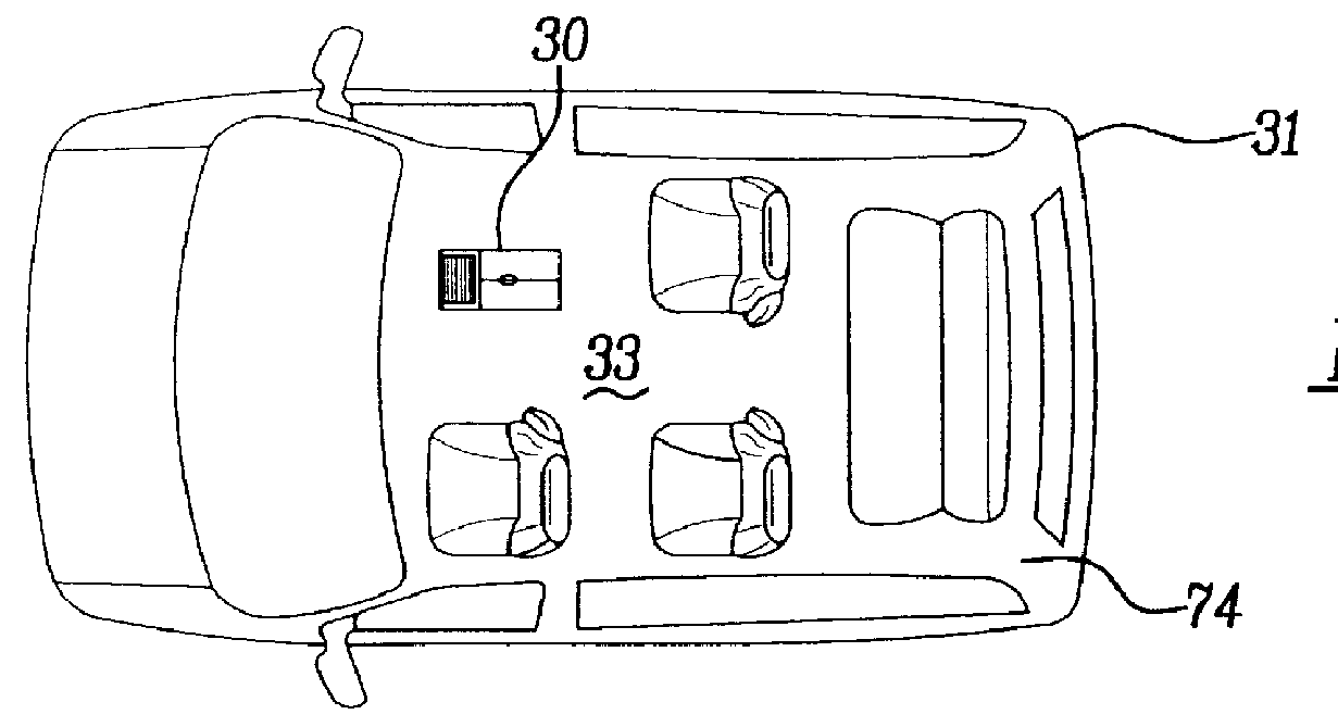 Removable console for use with a vehicle
