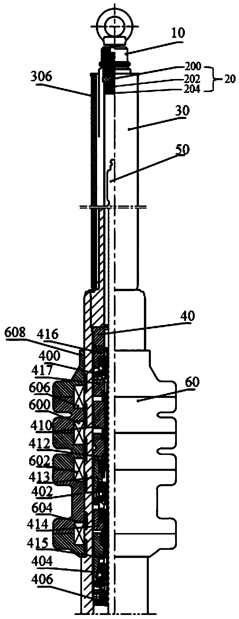 Modified electromagnetic control rod driving mechanism for ship reactor