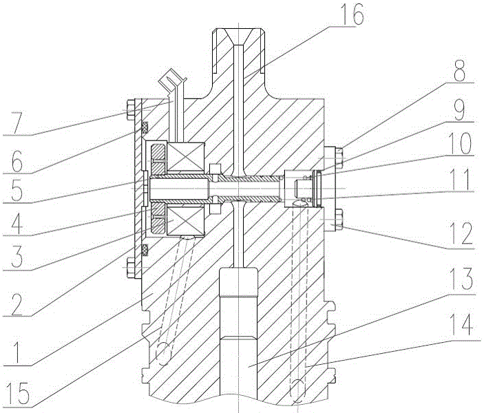 Structure and adjustment method of a horizontal electromagnetic control valve