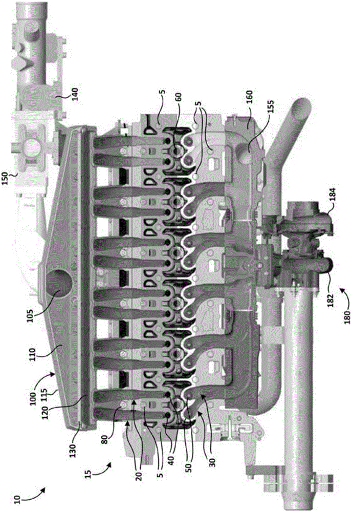 Gaseous fuel combustion apparatus for an internal combustion engine