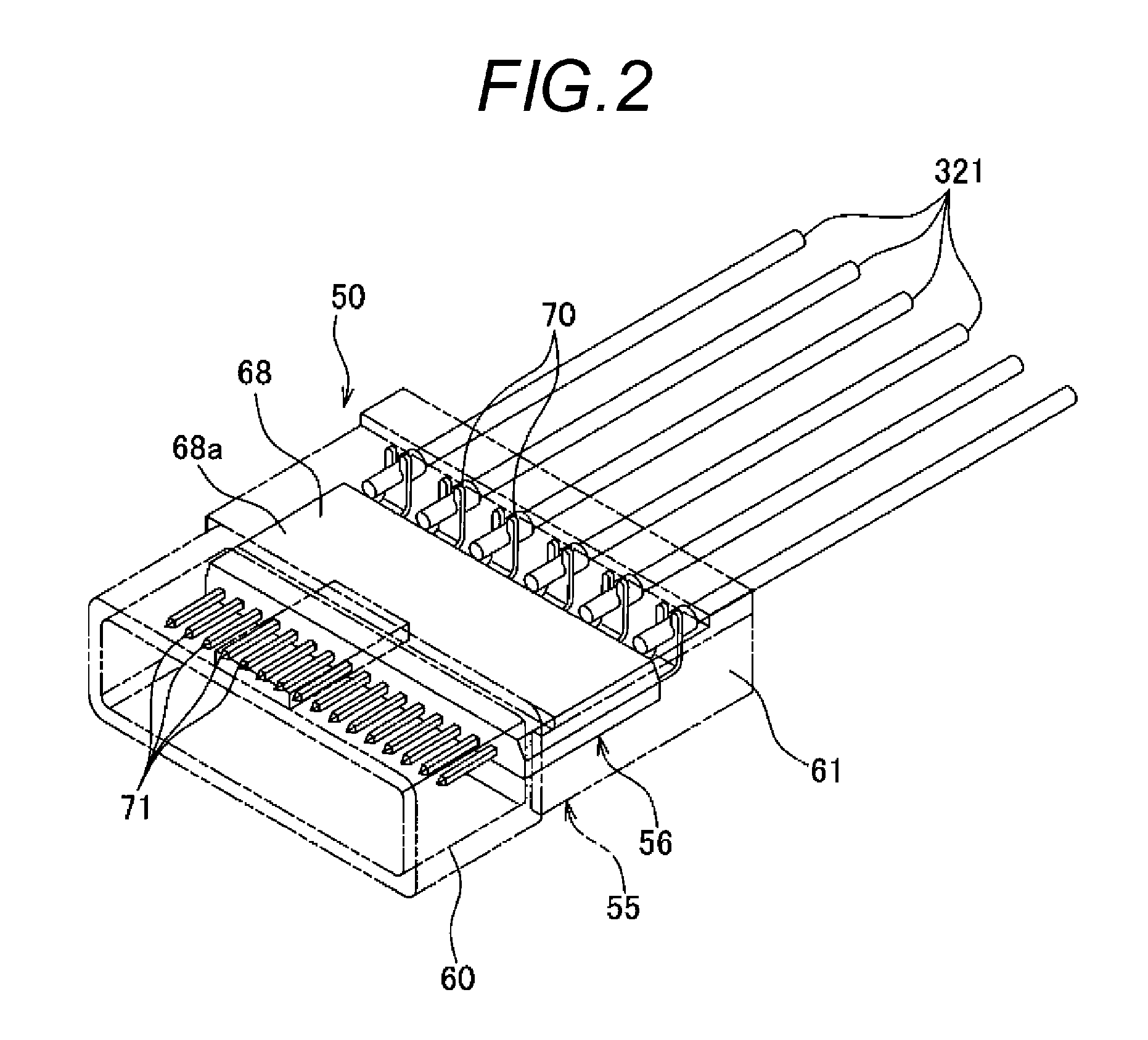 Wire harness and electronic device control system