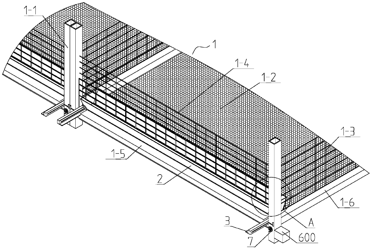 Full-automatic feeding device for fattening duck cages