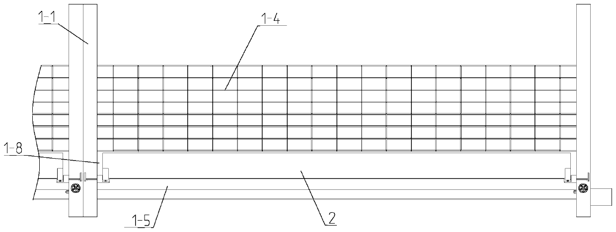 Full-automatic feeding device for fattening duck cages