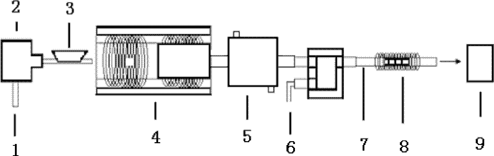 Foam mercury trap material and application thereof