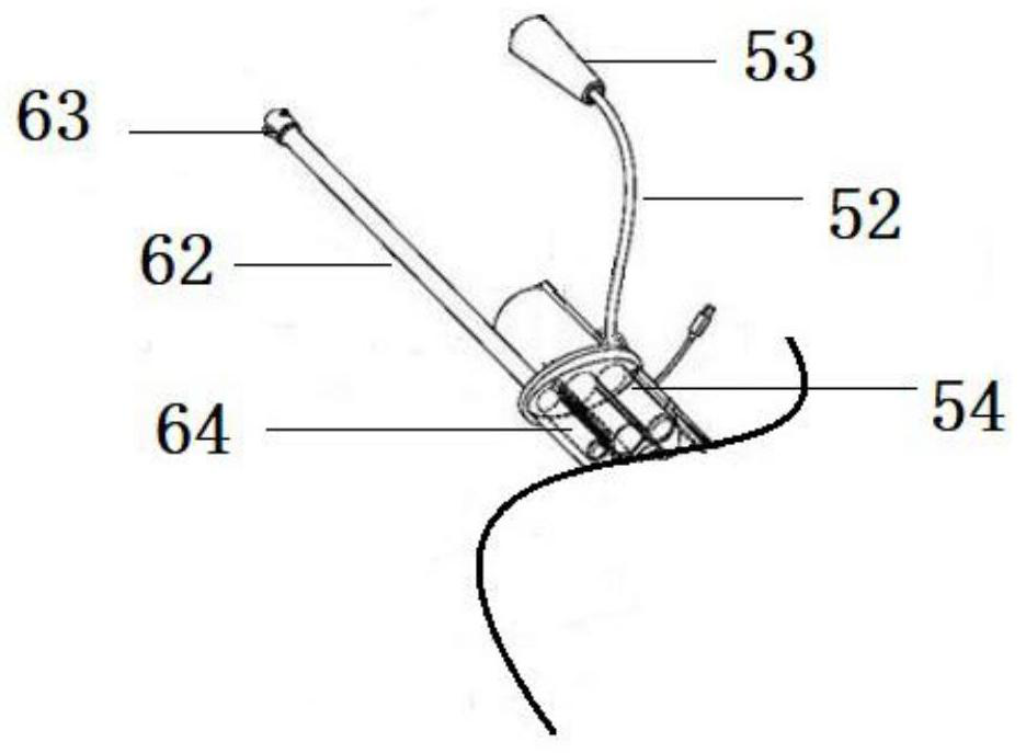 Laryngeal mask with porous adsorption function and audio-visual monitoring function