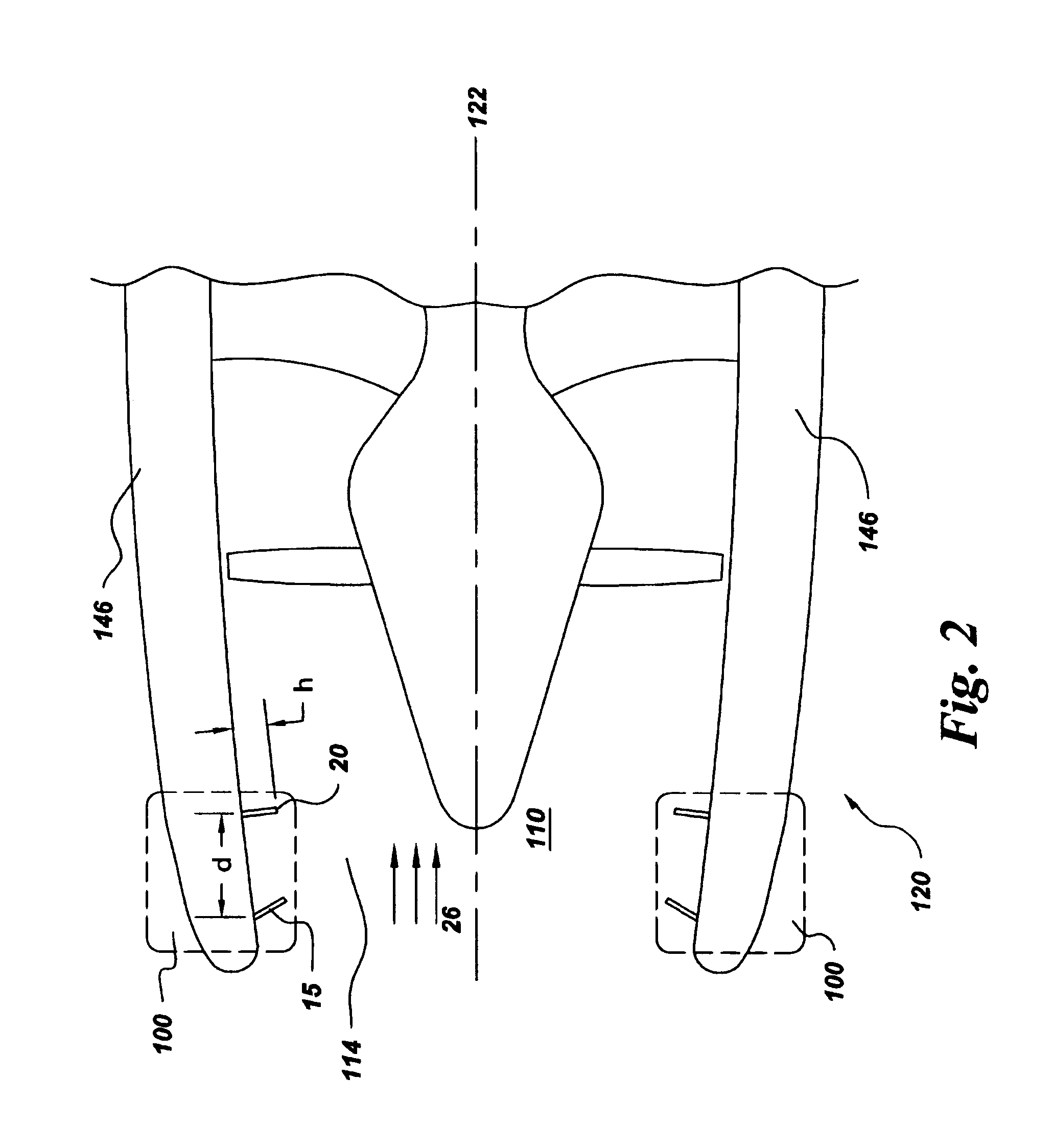System and method for actively changing an effective flow-through area of an inlet region of an aircraft engine