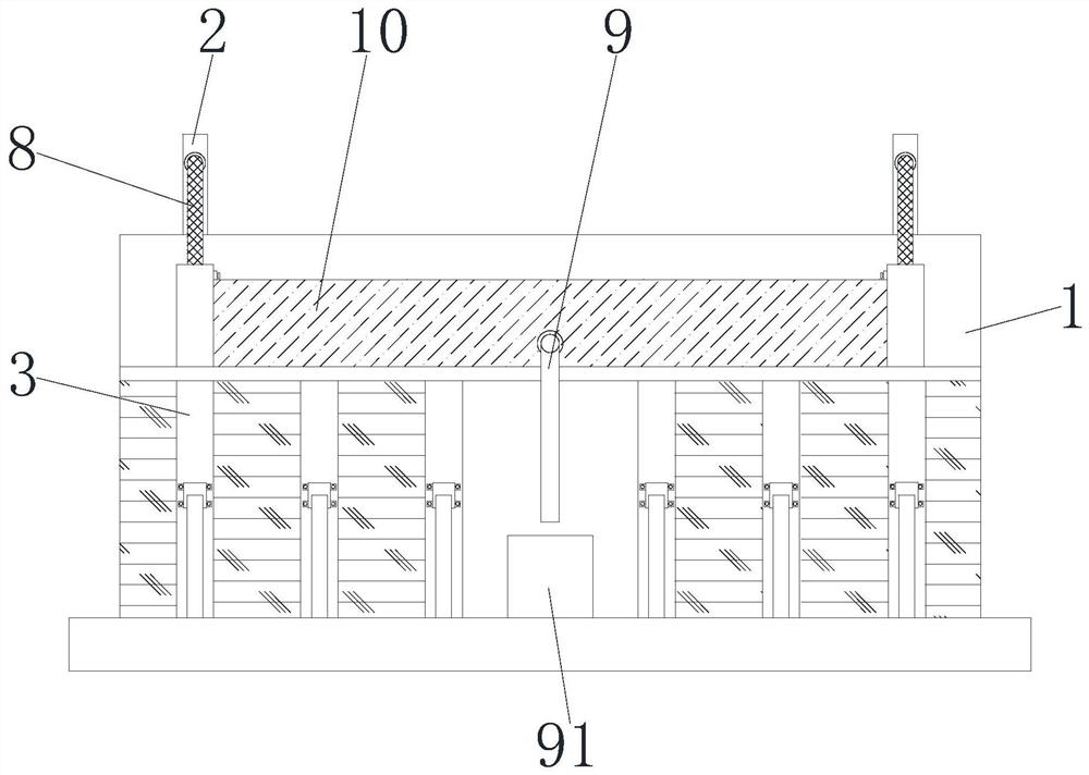 Slope foundation pit supporting method