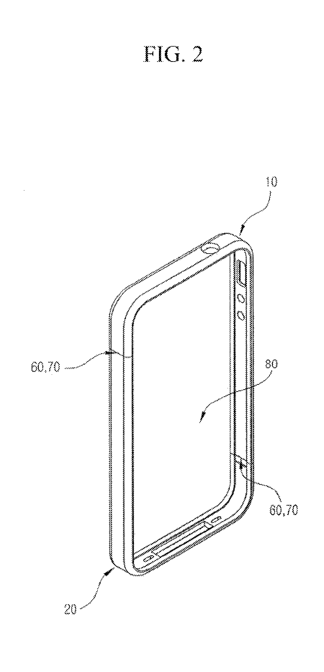 Protective case for portable electronic device