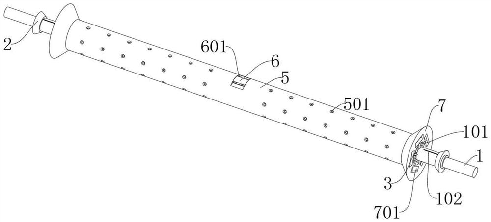 Silk thread winding roller for textile machinery