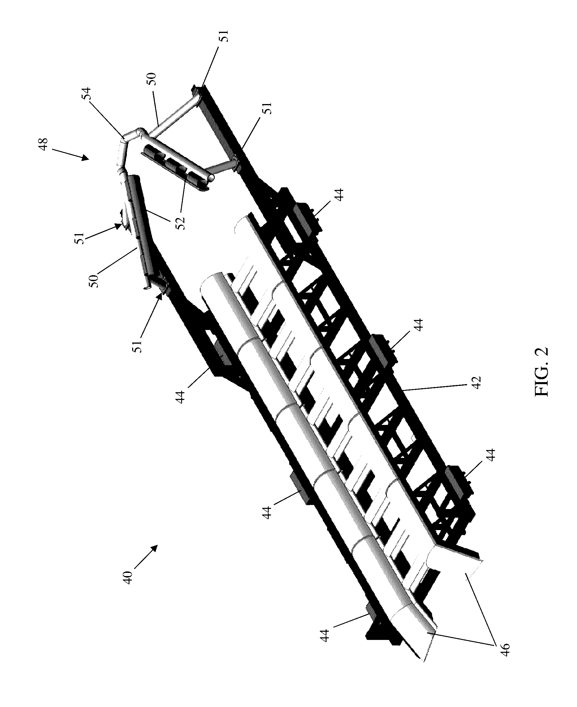 Ship-based waterborne vehicle launch, recovery, and handling system