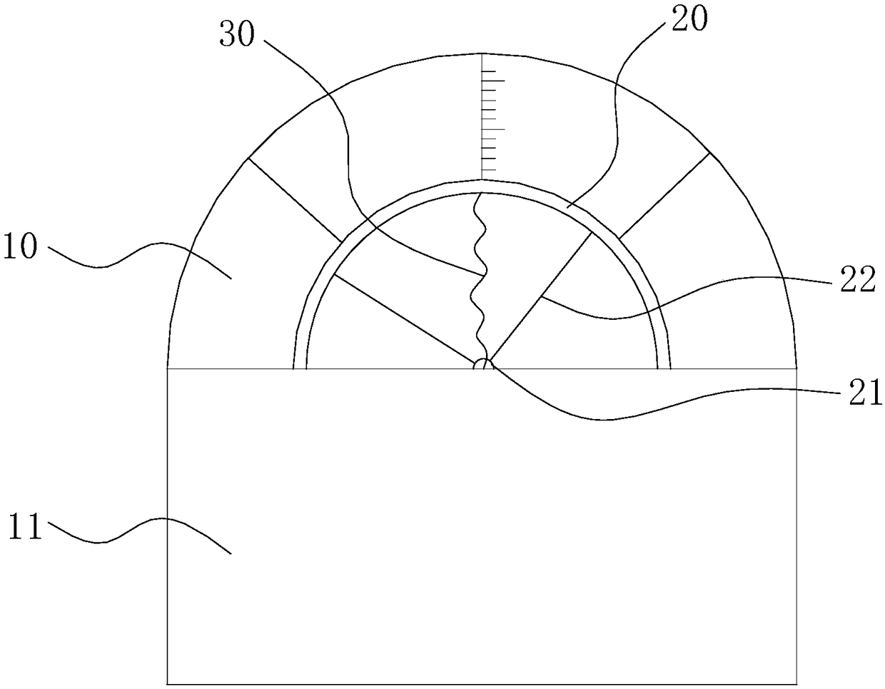 Sine function teaching device