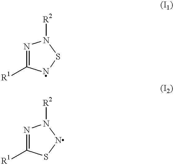 Process for preparing polymers in the presence of triazolyl radicals