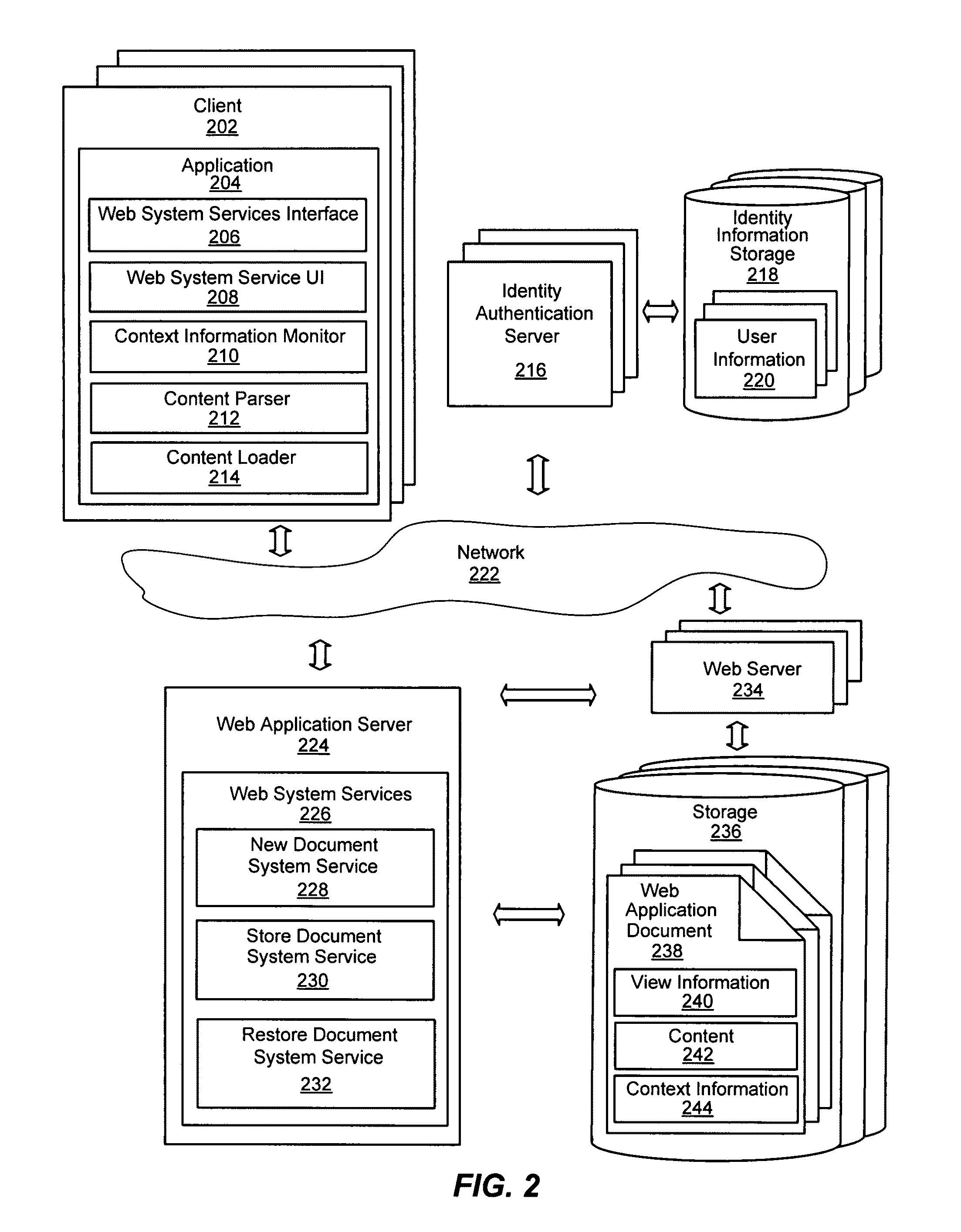 System and method of restoring data and context of client applications stored on the web