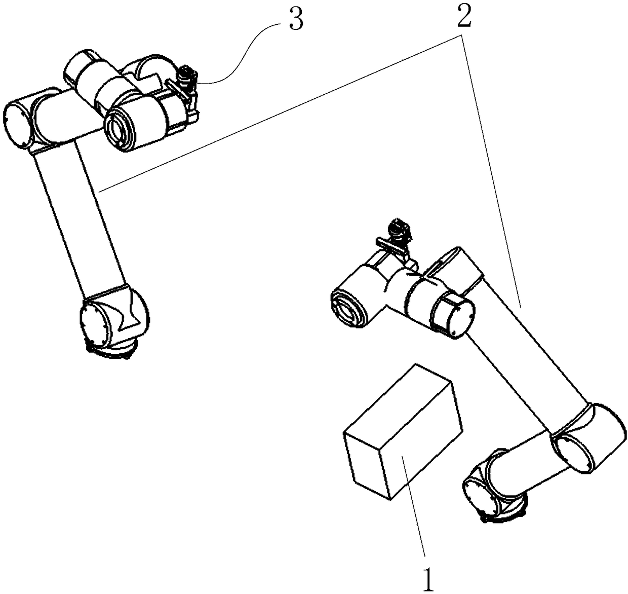 System and method for controlling flexible live working of double mechanical arms