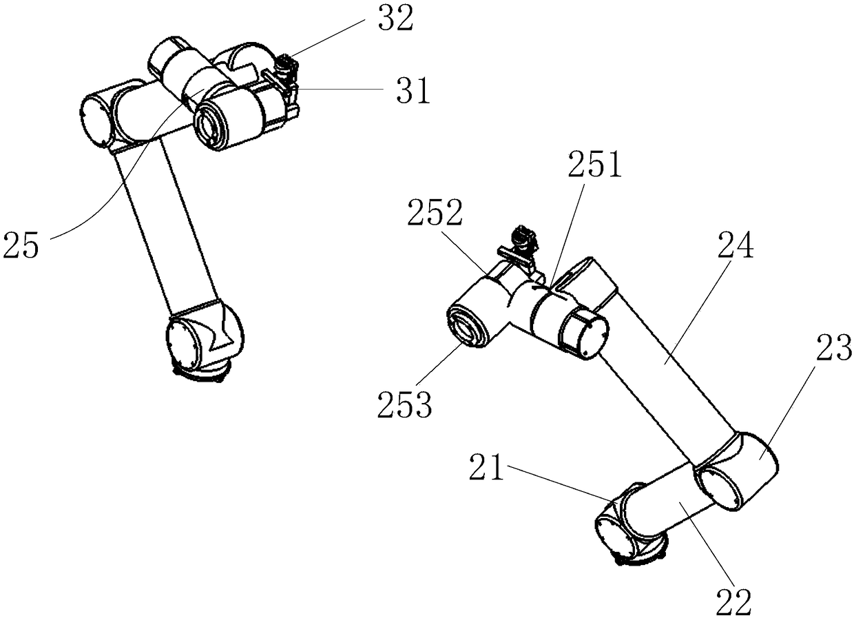 System and method for controlling flexible live working of double mechanical arms