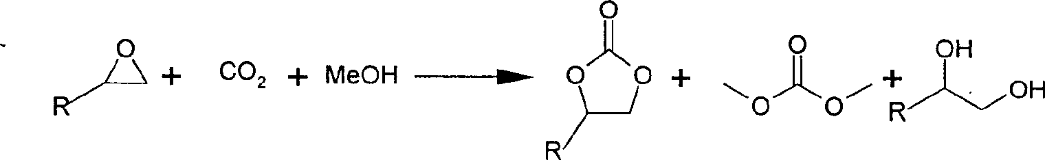 Direct synthesis process of methyl carbonate