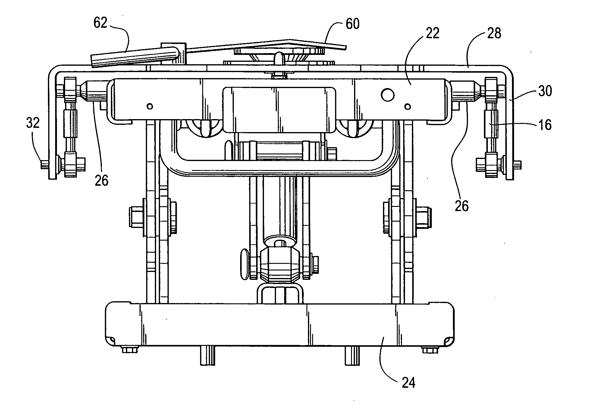 Vehicle seat suspension with omni directional isolator