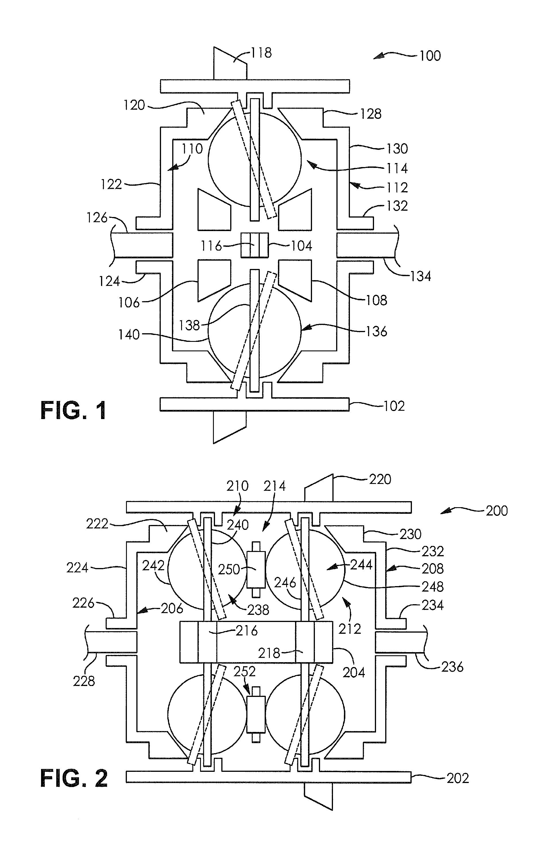 Tilting ball variator continuously variable transmission torque vectoring device