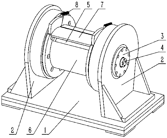 Opening following roller rope-disorder-prevention winch