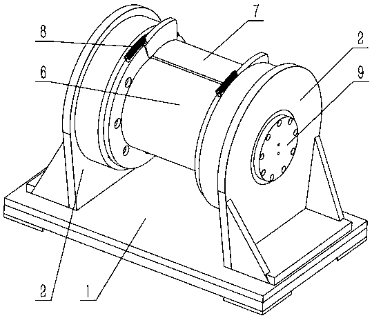 Opening following roller rope-disorder-prevention winch