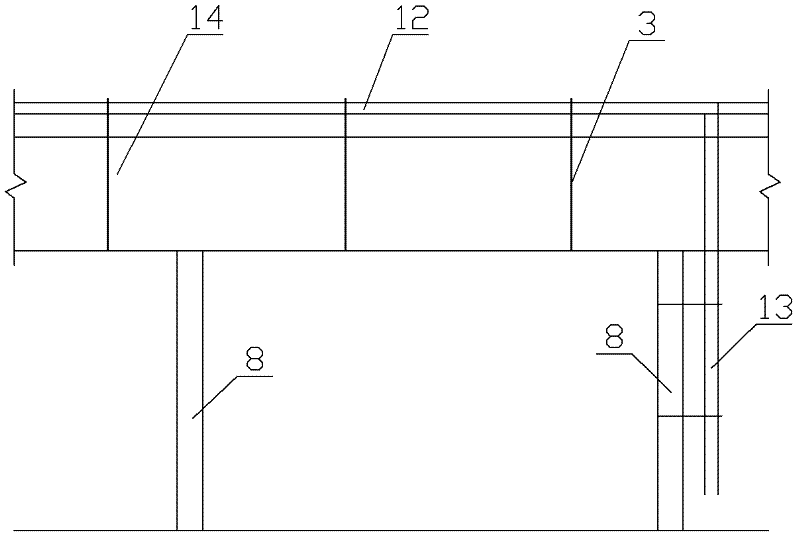 Method for mounting cable bridge on gas pipeline