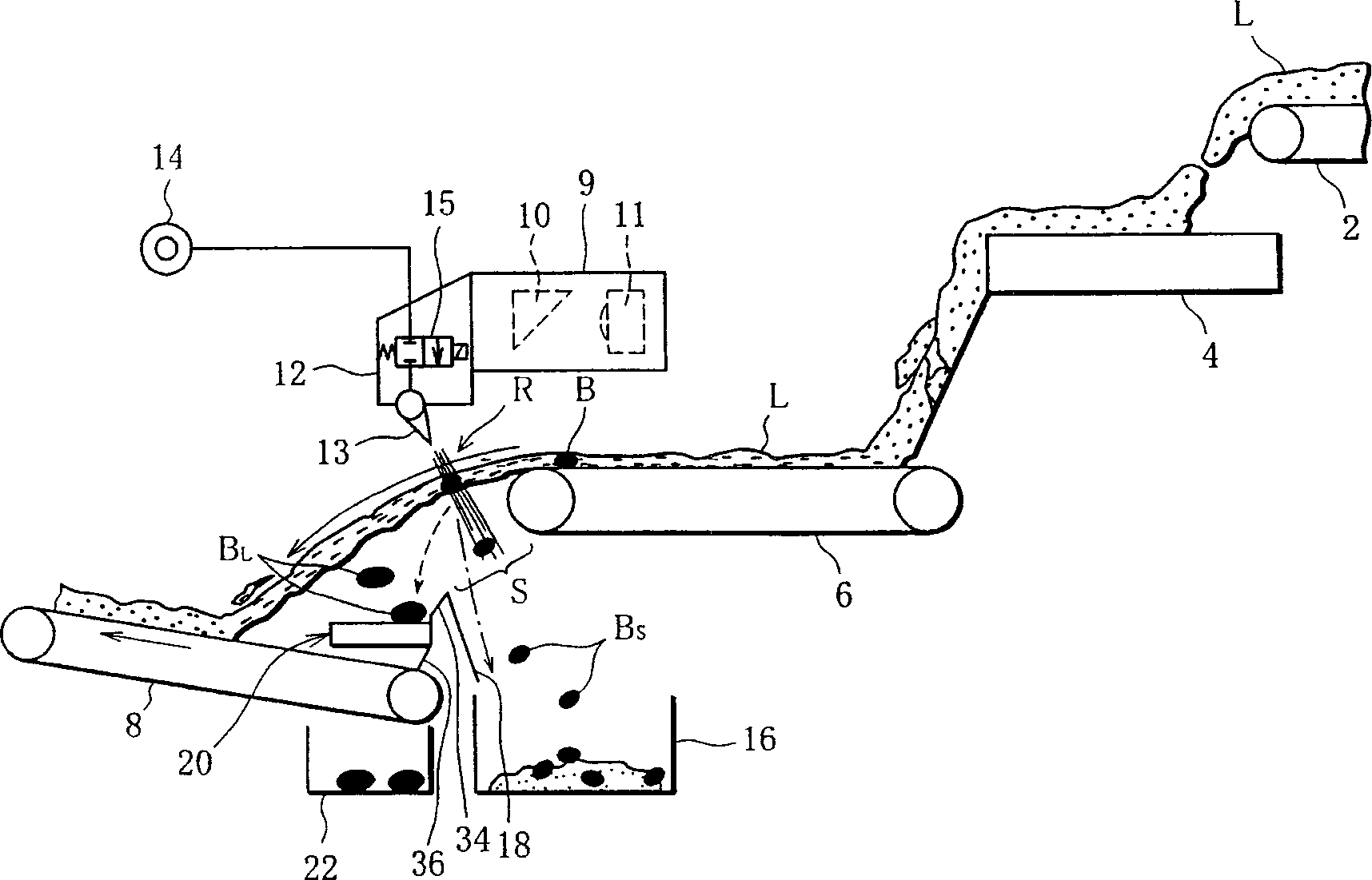 Foreign matter eliminating device