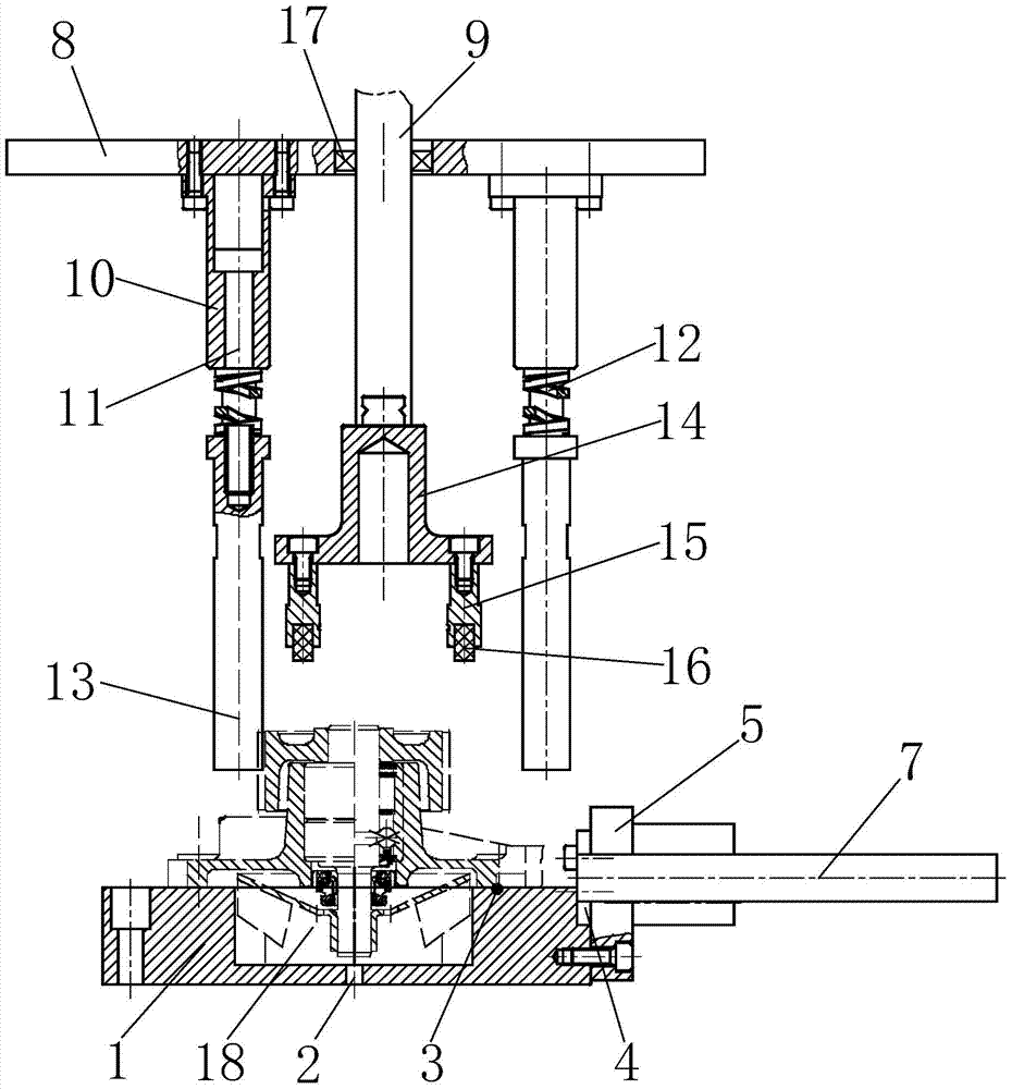 Dynamic validation clamp of water pump assembly