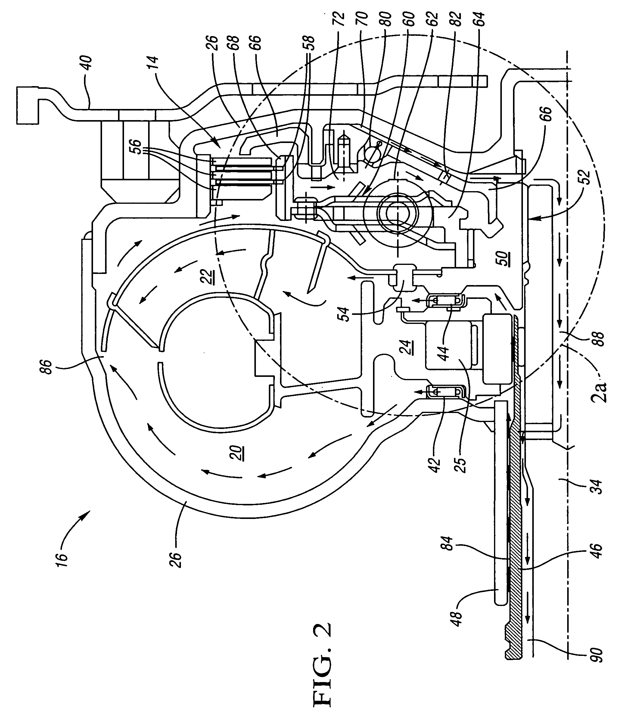 Electronically controlled converter clutch for an automatic transmission