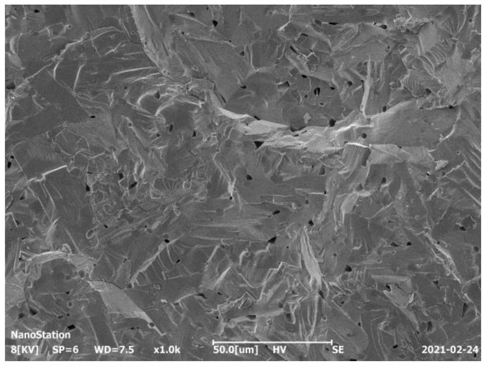 A preparation method for multilayer piezoelectric ceramics used in a high temperature environment of 482°C