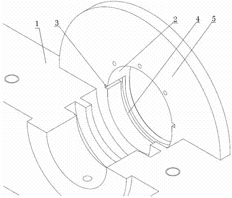 Labyrinth sealing structure and mounting method thereof
