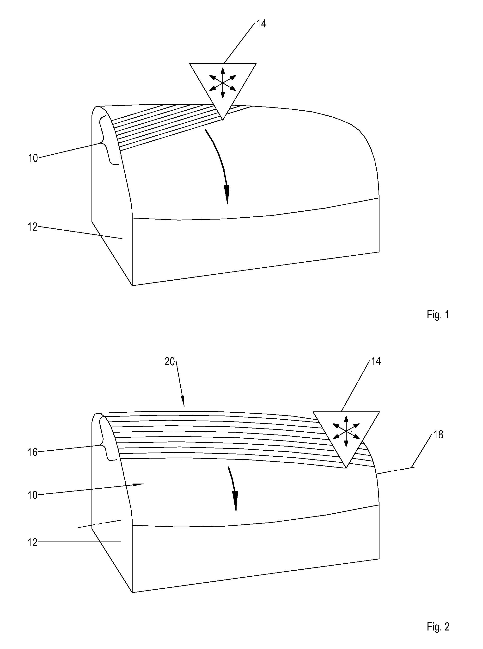 Method for the automated manufacture of a fibre composite component with integrated lightning protection, and also a fibre composite component
