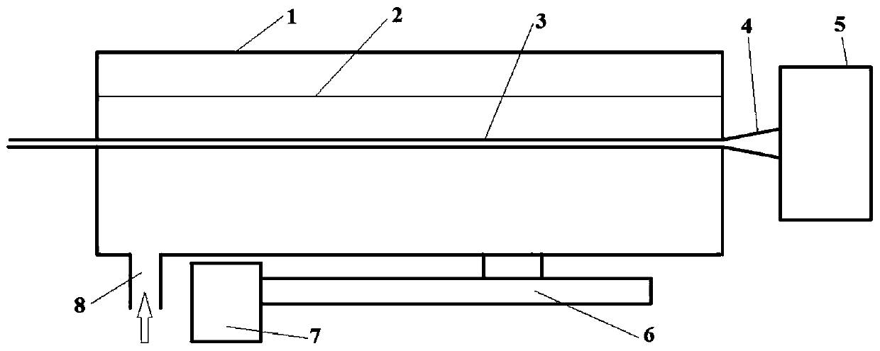 Adaptive cooling device and method for high-speed manufacturing of optical fiber loose tube