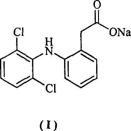 Method for synthesizing dichlofenac sodium