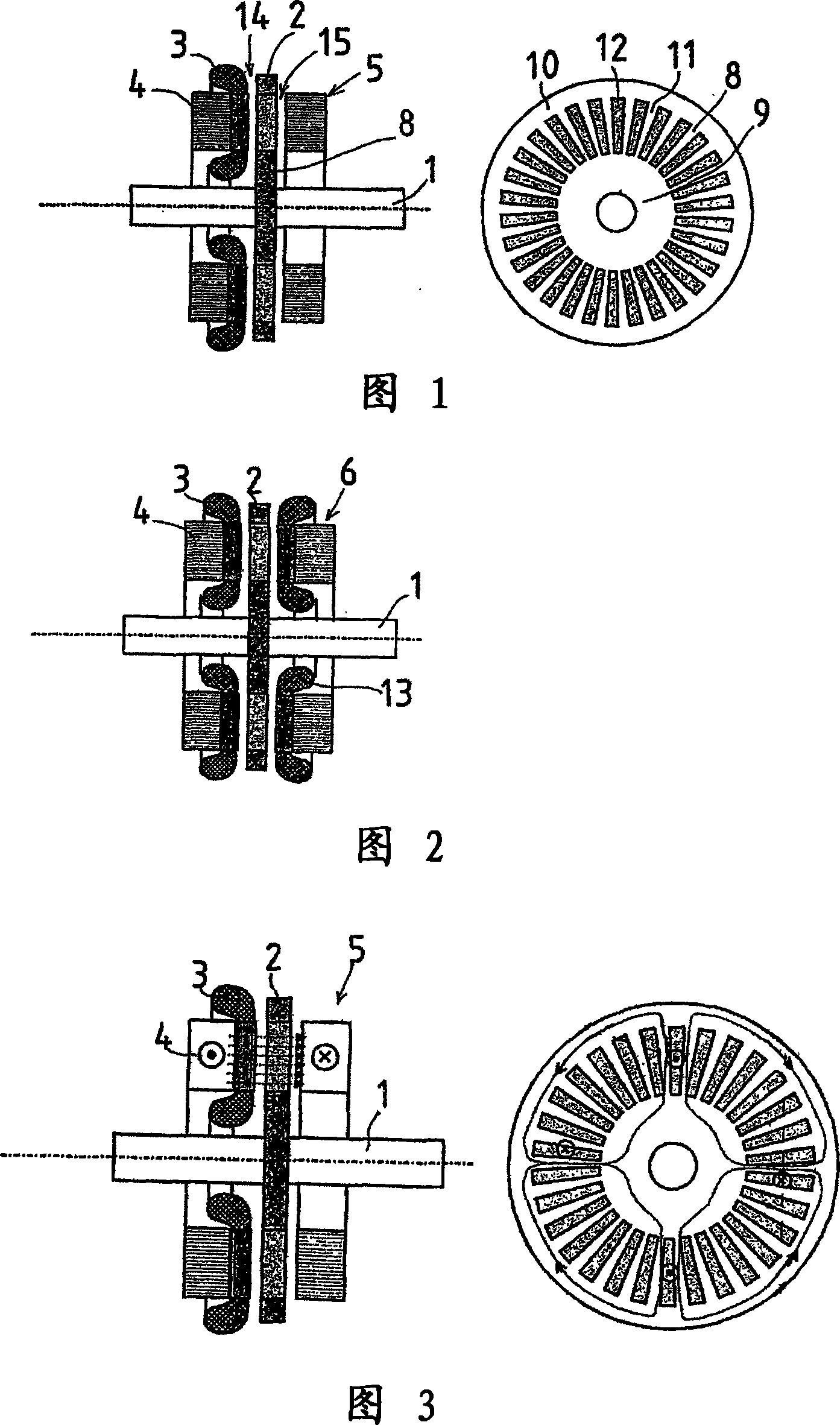 Axial flux induction electric machine