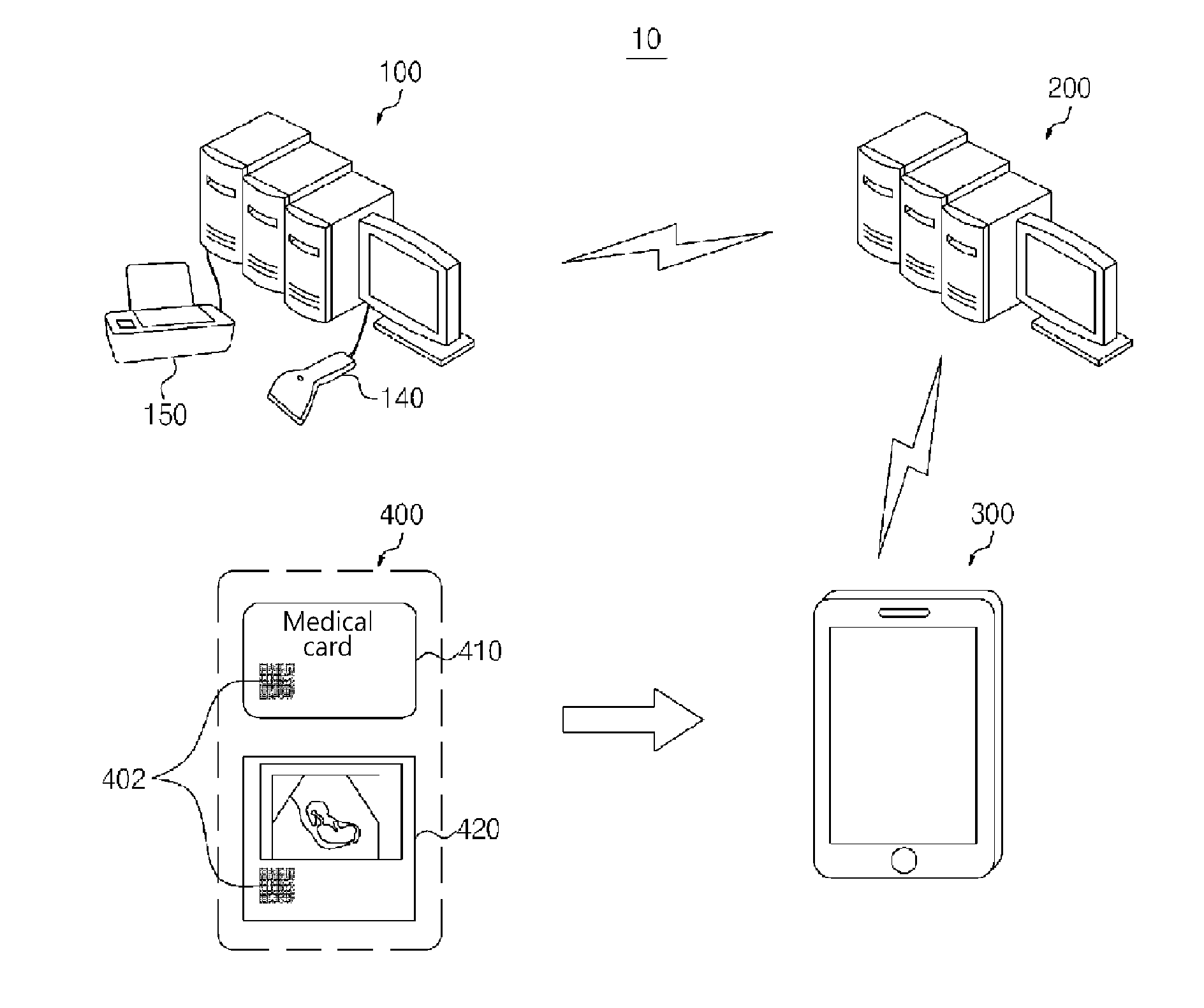 System for providing clinical information in real time, method for providing clinical information in real time, and storage medium on which a program performing same is recorded
