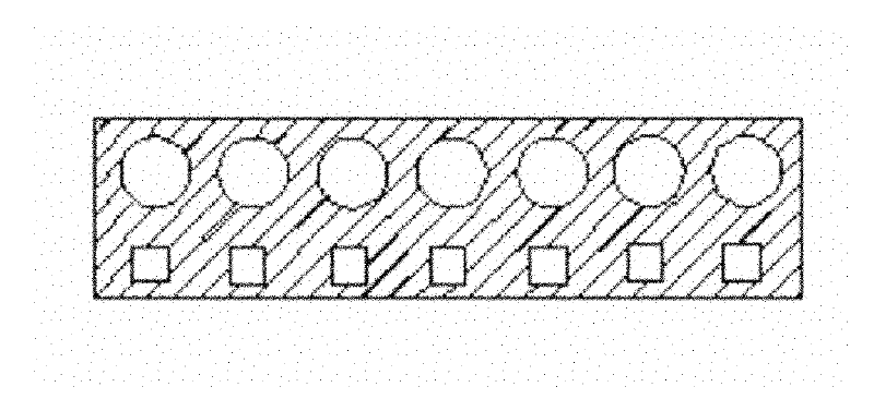 Plate type heat pipe with minitype circular channels