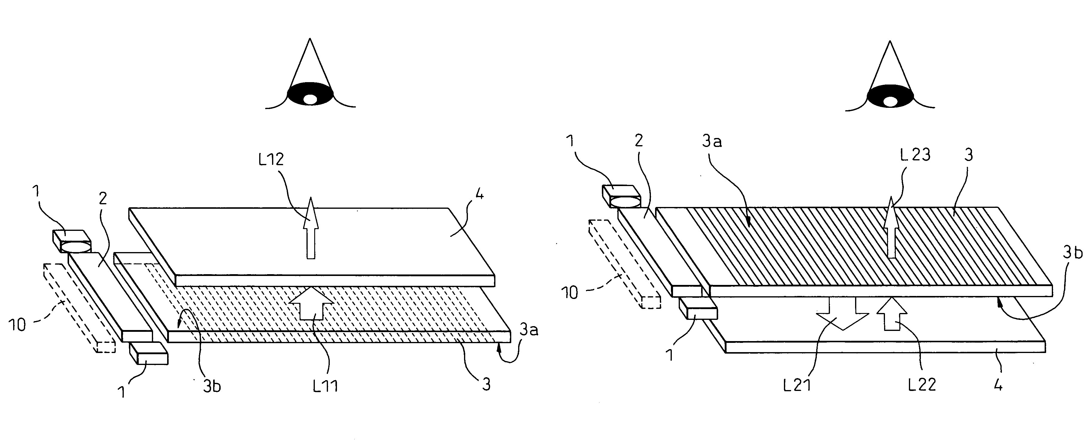 Prismatic light-guide plate and illumination device that enable the provision of good-quality planar light source