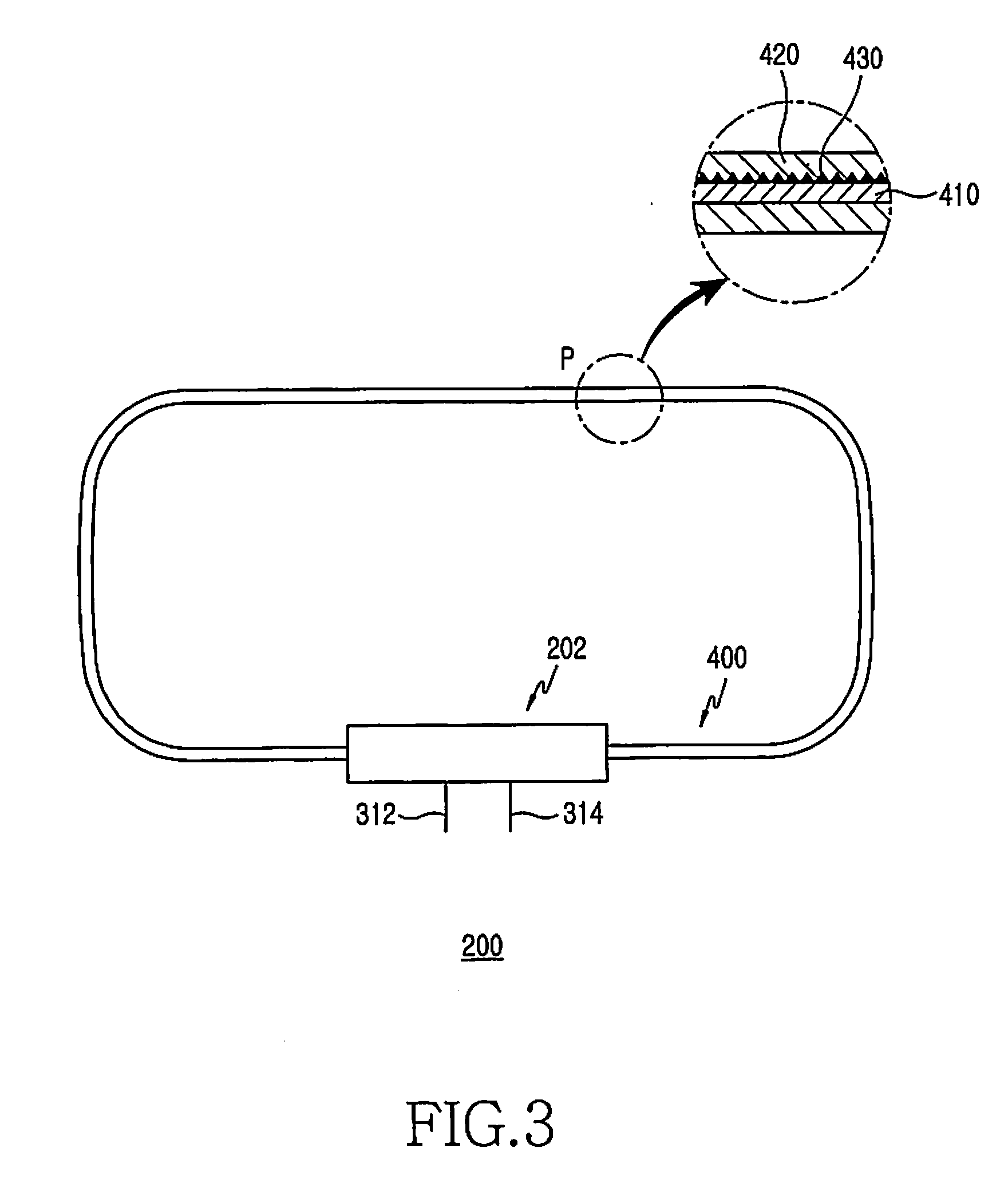 Optical fiber illumination device