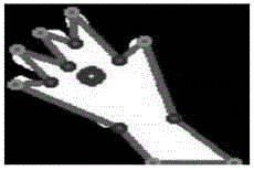 Finger gesture recognition method based on field depth image