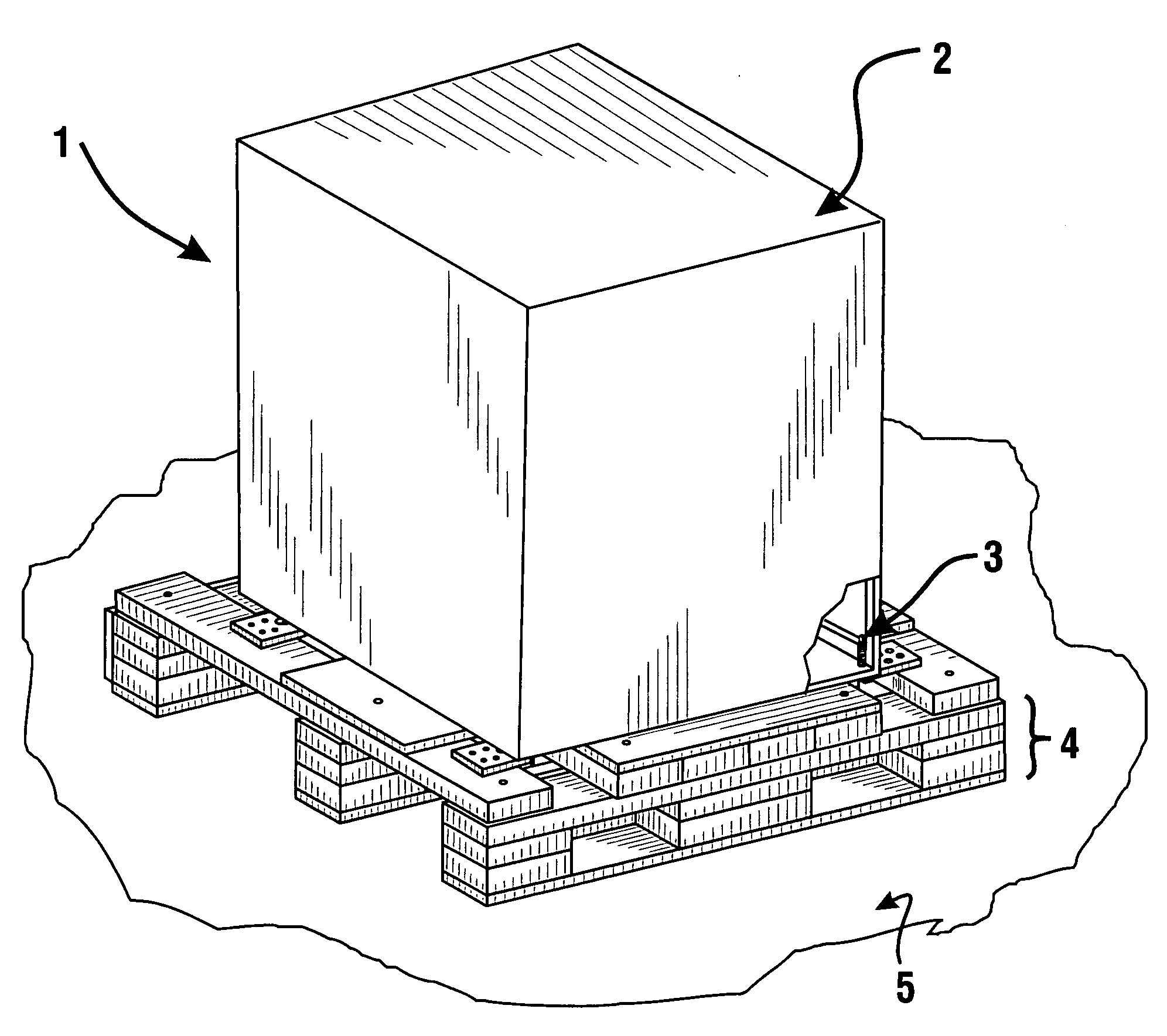 Apparatus and method of shipping and installation of ATM