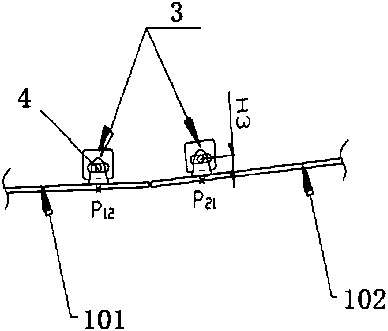 A joint flexible turnout flexure plate device and a turnout structure