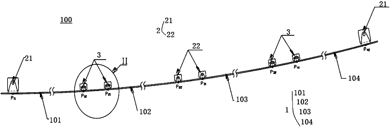 A joint flexible turnout flexure plate device and a turnout structure